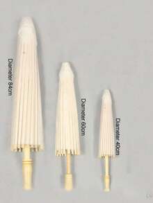 Weiße Papier-Sonnenschirm Hochzeitsdekoration, Hochzeitstisch Mittelstücke, Hochzeits-Braut-Requisiten, Vasen Blumenarrangement Zubehör, Foto-Requisiten