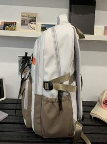 1pc High Fashion Simple Big Capacity Backpack, Suitable For Middle/High School And College Students Bag For School College