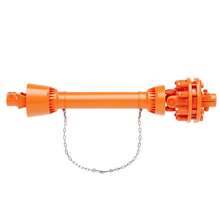 Huisuilinss PTO Shaft 1 3/8" PTO Drive Shaft, 6 Spline Ends PTO Driveline Shaft, Series 4 Tractor PTO Shaft, 31.5"-41"/43"-57" Brush Hog PTO Shaft, Black PTO Shaft For Finish Mower, Rotary Cutter - Burnt Orange - View 1