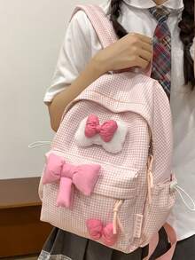 Japanese-Style Ins, Mori Style Fresh And Simple Girly Girl Shopping Small Backpack, Highly Attractive Campus Style Student Shoulder Bag, Cute Primary School Backpack, Large Capacity Versatile Backpack. - View 6