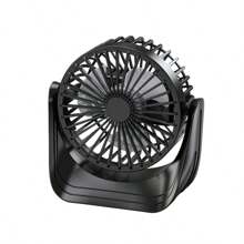 Nuevo ventilador de escritorio pequeño, ventilador portátil mini para oficina, dormitorio o carpa, recargable por USB, de larga duración, con motor sin escobillas, alto flujo de aire, ventilador de escritorio pequeño de 1200 mAh