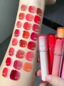 Rom&nd Romand Long-Lasting Juicy Lip Tint, No.15 Nude Fig, Jelly Texture, Glossy Finish, Non-Sticky, Layerable, Lightweight & Long-Lasting, Angled Heart-Shaped Applicator, Pocket-Sized, Office-Ready Radiant Glow In 5 Seconds, Korean Makeup, 3.5g/0.12oz - 15 BARE FIG - 查看 2