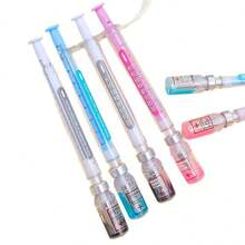 1/3 Pcs: English Version Of Creative Syringe Vaccine Label Signature Pen, Injection Water Syringe, Pen Of The Same Shape, Pressure-Reducing Syringe, Ballpoint Pen.Student School Supplies School Supplies,Back To School - Random Color - View 10
