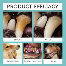 50pcs Cat Dog Dental Cleaning Finger Toothbrush, Removes Plaque, Cleans & Freshens Oral Care For Pets