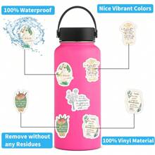 50 PCS Bible Stickers, Inspirational Christian Stickers Vinyl Aesthetics Stickers Scrapbooking, Diary, Bumper, Skateboard, Water Bottle, Cartoon, Hard Hat, Car Stickers And Decals