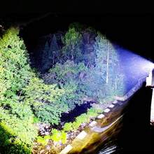 大功率远射程 LED 手电筒带 COB 侧灯 USB 可充电输出探照灯内置电池户外露营应急超亮战术手电筒带挂钩