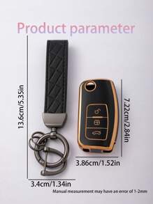2pcs Car Key Fob Cover Set: TPU Material, Scratch-Resistant & Anti-Drop, 0.1mm Ultra-Thin & Ultra-Silent, 3-Button Precise Fit, Anti-Shock & Durable, 360° Signal Protection, Fingerprint Resistant Coating, Portable Design [Please Check Model Compatibility In Product Details]