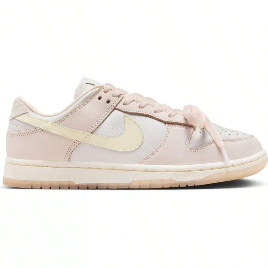 Nike Dunk Low Premium - 淺柔粉紅/白金色/椰奶色 - 查看 1