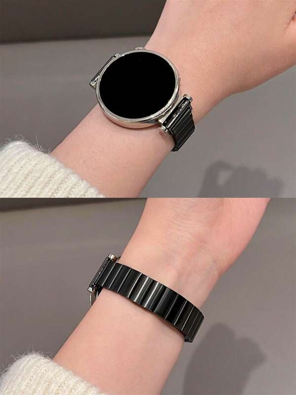 Curea de ceas cu ventuză magnetică metalică de 18 mm, 20 mm, 22 mm - Curea de schimb elegantă pentru Galaxy Watch 6, 5, 4, 40 mm, 44 mm, Galaxy Watch 5 Pro, Galaxy Active 2, Watch 6, GT5, GT4, GT3 Pro - Design confortabil, unisex, pentru bărbați și femei