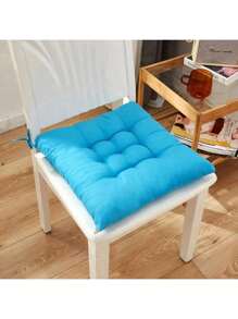 Square Chair Soft Pad Thicker Seat Cushion For Dining Patio Home Office Indoor Outdoor Garden Sofa Buttocks Cushion With Strap