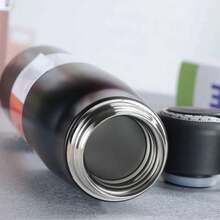 1pc Knight-Shaped Minimalist Straight Cup, Rope Handle Stainless Steel Vacuum Insulated Water Bottle - Multicolor - View 3