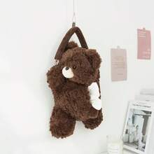 1 hộp đựng khăn giấy hình gấu bông dễ thương, giá treo khăn giấy sáng tạo đa chức năng di động cho ô tô, nhà, phòng ngủ, hộp đựng khăn giấy hoạt hình để bàn - nhiều màu - Xem 13