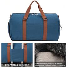 Gym Duffel Bag With Shoes Compartment For Men And Women,With Wet And Dry Pocket,Small Travel Duffle Bags For Airplanes, Sports, Swimming, Yoga, Overnight.
