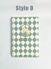 طقم دفتر الملاحظات بمظهر الجمالية الخضراء - 4 أنماط فريدة 480/240/120/60 ورقة, هدايا لمعلم والتخرج للطلاب, ورقي, 60 سطر عادي, دفتر مدرسي A5 , بتصميم كرتوني جميل للملاحظات, هو العنصر الأكثر مثالية للرجوع إلى المدرسة للطلاب الجامعيين والمستلزمات المدرسية