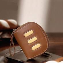 1pc Genuine Soft Leather Exquisite Internet Celebrity Card Holder Cute Wallet With Multiple Card Slots Large Capacity ID Card Holder Portable Suitable For Travel Shopping For Women Wallet Mini Wallet Purse Wallet Card Wallet