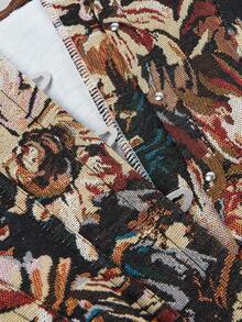 Plus Size Kwiatowy Nadruk Koronkowy Gorset Top Vintage Kobiety Świąteczne Imprezy Topy Na Oktoberfestin Monachium, Halloween, Boże Narodzenie, Nowy Rok, Walentynki