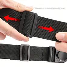 Vest-Style Backrest Wheelchair Waist Belt With Pocket Anti-Drop Straps, Wheelchair Anti-Drop Restraint Support Fixed Protective Straps