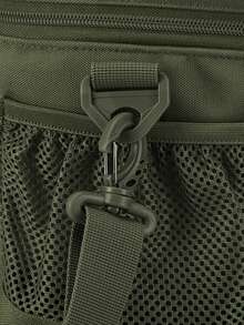 13L Men's Tactical Lunch Bag Heavy Duty Durable Lunch Box Insulated Cooler Adult Meal Insulated Bag For Office, Picnic Camping, Outdoor Activities Strap MOLLE Webbing - xanh quân đội - Xem 7
