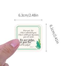 50 PCS Bible Stickers, Inspirational Christian Stickers Vinyl Aesthetics Stickers Scrapbooking, Diary, Bumper, Skateboard, Water Bottle, Cartoon, Hard Hat, Car Stickers And Decals