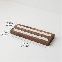 1 buah Tempat Penyimpanan dan Pajangan Perhiasan Berbentuk Jari/Heksagonal dari Kayu Walnut, Cocok untuk Cincin Pertunangan, Hadiah untuk Pacar, untuk Wanita, Organizer Penyimpanan, Perlengkapan Perjalanan dan Liburan, Dekorasi Musim Gugur, Halloween, Dekorasi Ruangan - MultiWarna - View 21