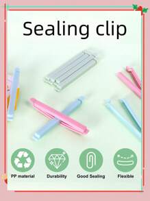 10 قطع مشابك حفظ الأطعمة والرقائق، مشابك إغلاق وحفظ الأطعمة المحمولة، مشابك إغلاق أكياس الأطعمة، مشابك إغلاق وحفظ الأطعمة القابلة لإعادة الاستخدام متعددة الوظائف، مشابك بلاستيكية لإغلاق الأطعمة