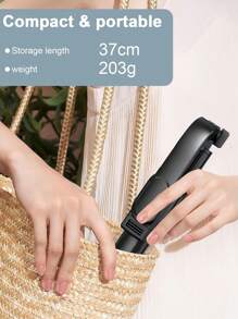 Palo de selfie inalámbrico Bluetooth de 1,03 m, rotación de 360°, acero inoxidable antivibración, compatible con iPhone 16, 15, 14, 13, 12, 11e/Max/Pro/Xs/Xr/X/Plus, compatible con Samsung Galaxy S25/S24/S23/S22 Ultra y otros teléfonos inteligentes Android, adecuado para autotrasmisión.