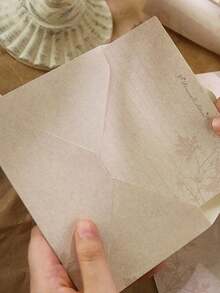 Conjunto de 12 peças de papelaria vintage com envelopes (6 folhas de papel para carta + 3 envelopes + 3 adesivos para fechar, sortimento aleatório) - Multicolorido - Ver 7