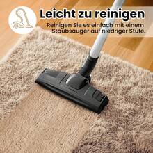 1 Stück Bereich Teppiche für Wohnzimmer, große flauschige Kamel Teppich für Schlafzimmer, weiche Shaggy Fuzzy Teppiche für Jungen und Mädchen Schlafsaal Zimmer Heimdekor - Kamelfarben - Übersicht 6