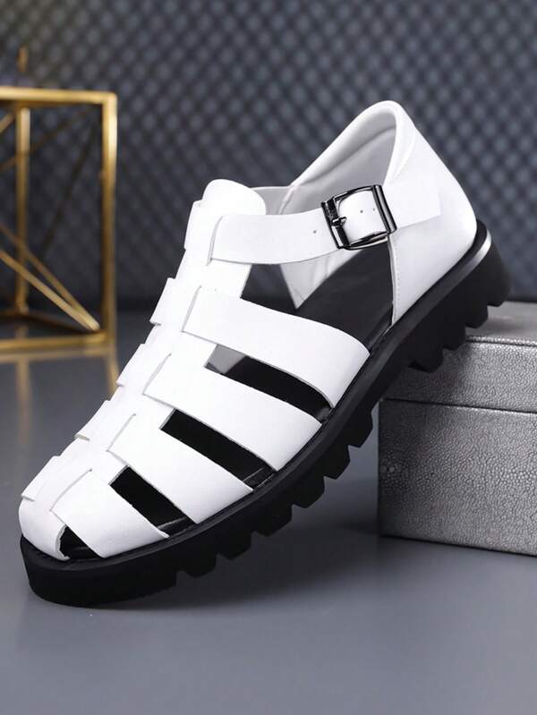 Summer New Men's Sandals, EVA Foam Bottom Lightweight Anti-Slip Casual Fashion Beach Slippers