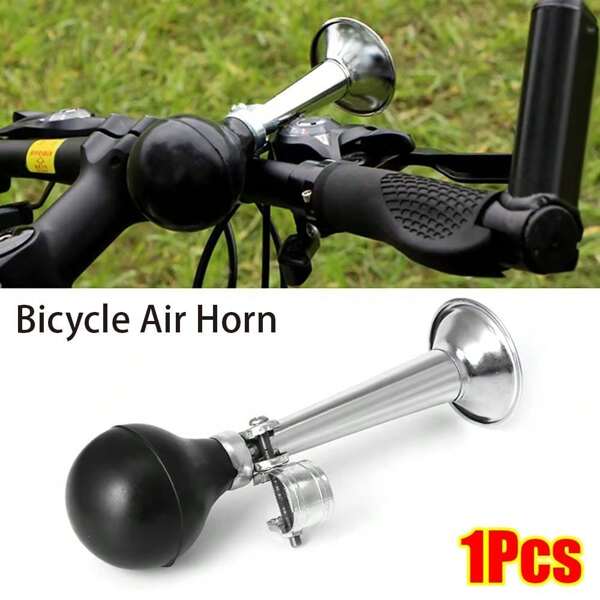 1 Pc Bicycle Air Horn Press Type Bicycle Warning Horn Easy To Install Hooter Bell Mountain Road Bike Horn For Safety Riding Bicycle Cycling Accessories