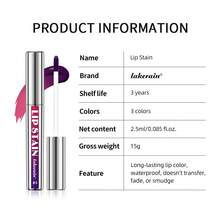 Lakerain Peel Off And Reveal Lip Stain - Long Lasting, Waterproof Pink Lip Tint, Transfer Proof Natural Lip Stain - 03 - Xem 10
