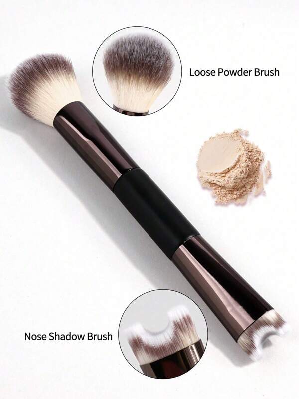 Nose Contour U-Shaped Makeup Brush For Sculpting And Defining Double Head Foundation Highlighter Brush Nose Shadow Brush