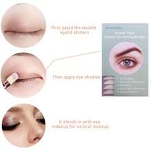 Eyelid Lifter Strips6MM Double Eyelid Tape Stickers For Heavy Hooded Droopy Lids For Dramatic Lift Instant Eye Lift Without Surgery 24h Stay Large Size - As Pic - View 3