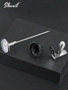 1 pieza Termómetro digital para café - Medidor de temperatura instantánea para verter, herramienta de barista para una preparación perfecta (40-120°C), diseño a prueba de agua y con clip - termómetro - Ver 5