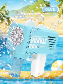 Kids Handheld Gatling Bubble Gun Toy, Automatic Bubble Blower Machine For Outdoor, Birthday Gift For Boys And Girls (Batteries And Bubble Solution Not Included)