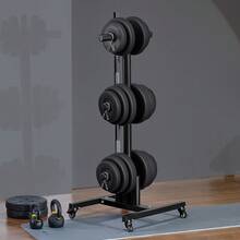 Weight Plate Rack, Vertical Weight Plate Tree For 2-Inch Weight Plates, Standard Weight Plate Tree With Wheels, 1000 Lbs Load Capacity Weight Storage Holder, Home Gym Barbell Rack Storage Stand - 2-Inch 1000 lbs - 查看 9