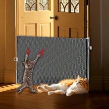 Hole-Free Pet Gate - Define Boundaries For Your Pets, Magic Pet Door For Home Use, Indoor Cat Barrier, Small Dog Safety Fence, Easy To Install Anywhere