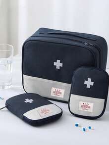 8/4/3/1pc Compact Outdoor First Aid Kit - Portable Pill Case And Medicine Storage Bag For Camping And Emergencies,Carry On First Aid Medicine Bag, Portable Medicine Storage Box, Emergency Kits & Pills Package Container For Home Travel Office,Travel Portable Carry-On Medicine Dispenser Medicine Organizer First Aid Bag Medical Bag Travel Accessories Dorm Essentials - Multicolor - View 10