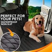 Funda impermeable y resistente para asiento de coche de mascota, fácil de limpiar, se ajusta al asiento trasero, protege del pelo y la suciedad de la mascota, para coches, camiones y SUV