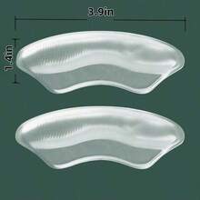 Heel Grips, Half Size Cushion Pads For High Heels, Double-Layer Lips Shape Thickened, Anti-Slip Anti-Friction Adjustable Soft - Multicolor - View 6