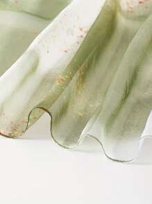 1pc Soft Chiffon Scarf For Women, New Summer Neck Wrap Design, Fashionable Oversized Shawl Accessory