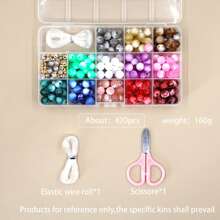 1 set de nuevos brazaletes de cuentas con estilos casuales y lindos, varios estilos de combinación DIY, patrones pequeños de dibujos animados, estilo femenino, decoración de joyas, pequeños colgantes, arte decorativo, juguetes de regalo para amigos, cuentas hechas a mano, fácil de combinar con tu propio estilo