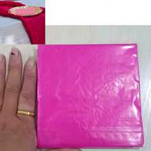 1 stuk kleine tissue servetten, uitgevouwen afmetingen 25*25 cm [gevouwen afmetingen 12,5*12,5 cm], wegwerp feestartikelen, effen roze, groene, blauwe tissue papieren servetten, enkellaags bedrukt enkelzijdig papieren servet
