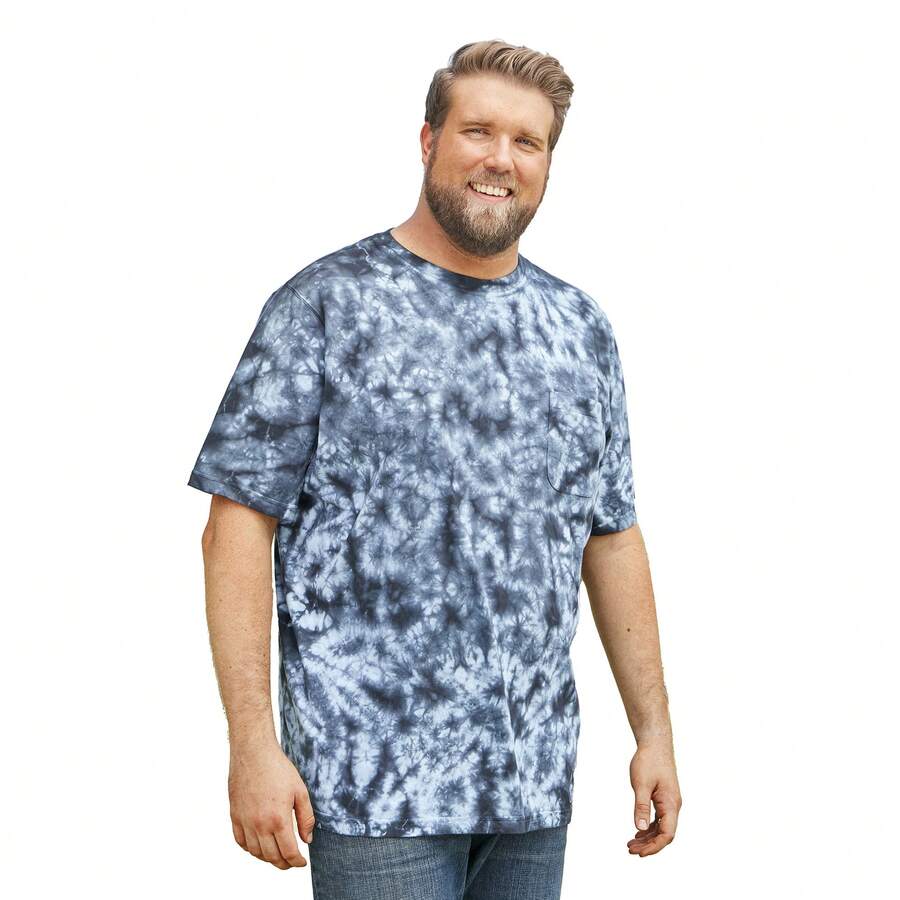 KingSize Men's Big & Tall Shrink-Less Lightweight Pocket Crewneck T-Shirt - MARMER BAJA - View 1