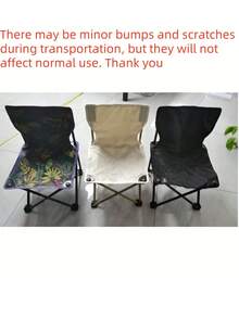 1 件（52x32 厘米）紧凑型便携式折叠椅，配有耐用钢架和牛津布，可折叠户外背包椅，适用于钓鱼、徒步旅行、野餐、露营、海滩、超轻露营椅（随机颜色） - 彩色 - 查看 12
