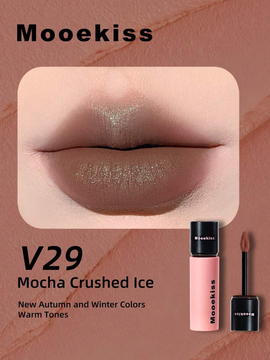 Mooekiss 丝绒哑光唇釉 V29 摩卡碎冰