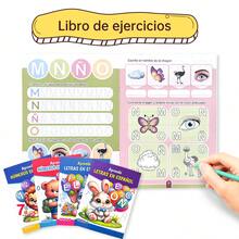 16 Page Spanish Word And Digit Handwriting Exercise Book To Improve Children's Pen Control And Hand Eye Coordination Skills, A Gift For Preschool Education - Multicolor - View 4
