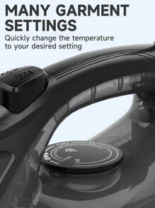 PANCERKA Powerful Compact Steam Iron For Clothes, Wool, Poly, Silk, Linen, Nylon Ironing, Fabric Steamer, Nonstick Plate, SmartSteam, Anti-Drip, Auto Shut Off(EU Plug) - EU E Type Plug(220-240V) - View 8