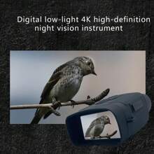 Nachtsichtgerät Infrarot Fernglas Nachtsicht 4K Night Vision Goggles 5X Digital Zoom Binoculars für Jagd, Camping, Beobachtung