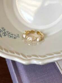 2025新款独特蝴蝶设计精致戒指，轻盈奢华韩版风格 - 蝴蝶戒指4 - 查看 6